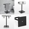 T-Shape Bath Towel Stand Modern Style Hand Towel Holder Durable Bathroom Towel Hanger  Laundry Room