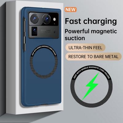 Ultradünne rahmenlose Handyhülle für Tecno Phantom V Fold2 Tecno V Fold Magsafe Magnetische Hartschale