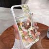 Fresh Small Floral For Magsafe Wireless Charging Phone Case for iPhone 17 16 15 14 13 12 11 Pro Max Plus Air 16E Magnetic Cover