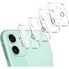 4er-Pack Gehärtetes Glas mit Kameraschutz für Apple iPhone 11 - Schutzfolie für Rückkamera-Linse [Phonillico®]