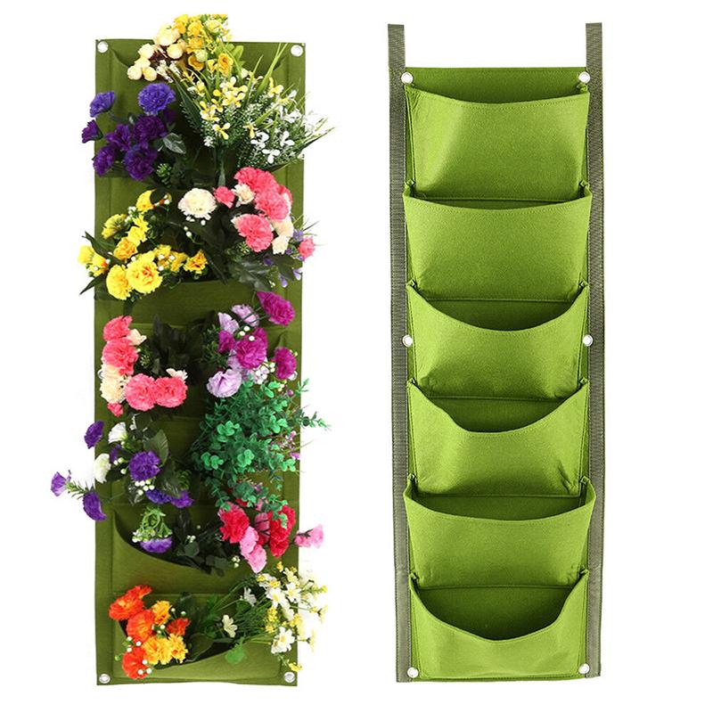 Buy High Quality Pocket Vertical Greening Hanging Wall Garden Plant