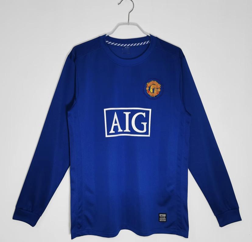 Retro Football Jersey Old Collection Club Manchester United, Real Madrid AC Short-sleeved Long-sleeved Football Uniform Can Be Printed