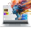 VANWIN PC Bærbar 16,1 Tommer IPS FullHD (1920x1080)-Intel Gold 6500Y RAM 16GB 512GB SSD-Windows 11 Pro-sølv Computer