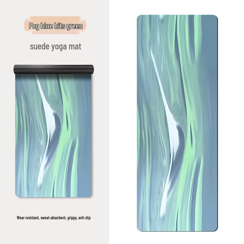 Xinjingzhou Thickened Suede Printed Yoga and Dance Mat