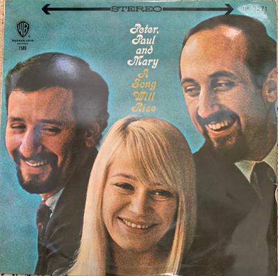 LP Record PETER PAUL  MARY  A Song Will Rise BP7271 WARNER BROS 1965 Japan Rock Used