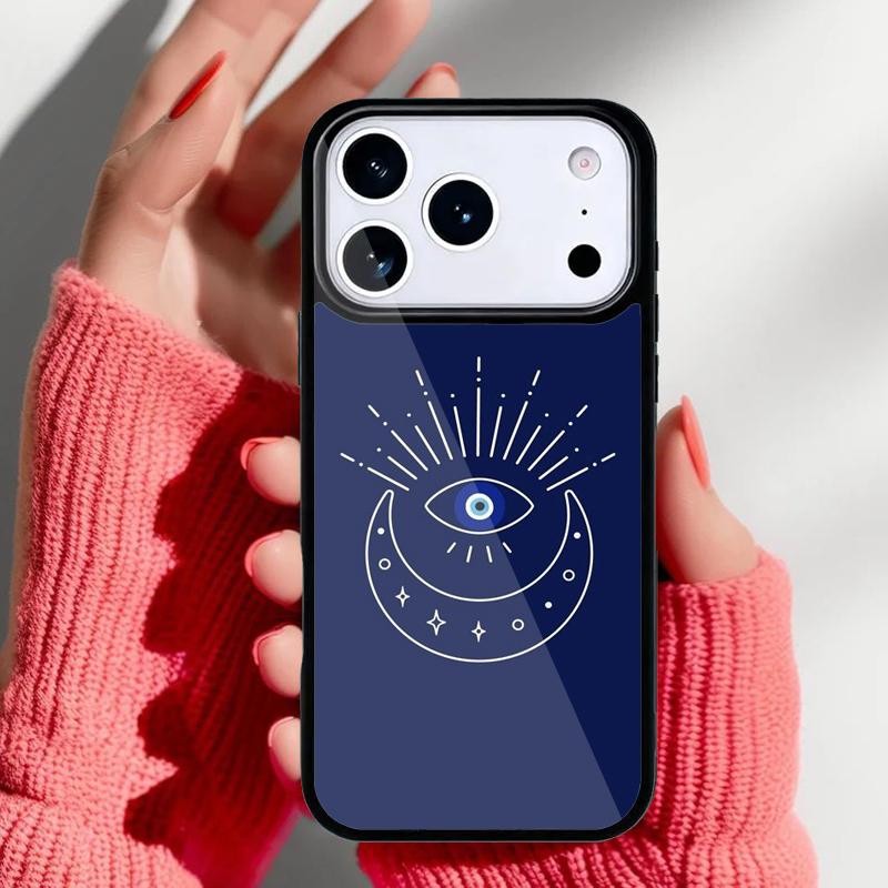 

Evil Eye Phone Case for iPhone 17 16 15 14 13 Pro Max Back Cover for 12 11 Pro Coque iPhone 11