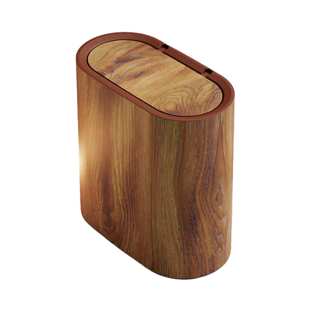 Small Trash Can With Concealed Lid Waste Bin Perfect For Tight Space In Bathroom Or Laundry Room Garbage Can