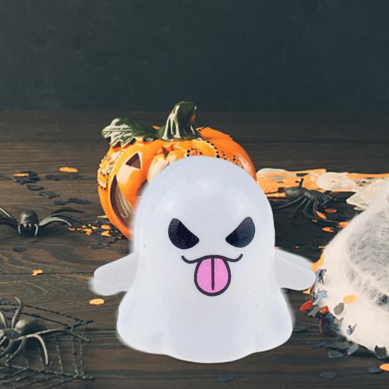 

3Pcs Halloween Wind-up Ghost Toy Spooky Cartoon Ghost Walking Toy Toddlers Boys Girls Spring Clockwork Mini White Ghost Toy 3pcs Mixed Style