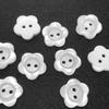 Decorative Crafts Round Flower Shape Buttons Two Holes 11mm Decorative Buttons Pearlescent Sewing Accessories DIY Crafts