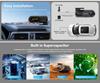 2,5K Versteckte Dashcam mit WLAN, Zeitraffer und GPS-Tracking