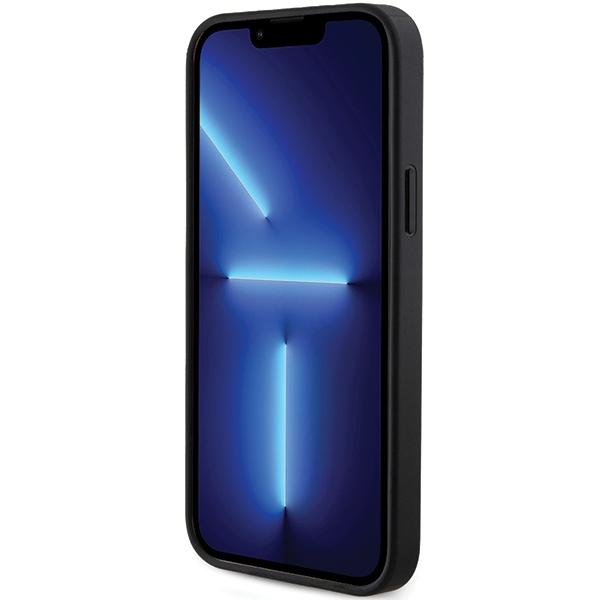 Guess Guhcp14Lpg4Gpk Iphone 14 Pro 6.1 Czarny/Black Hardcase 4G Triangle Metal Logo