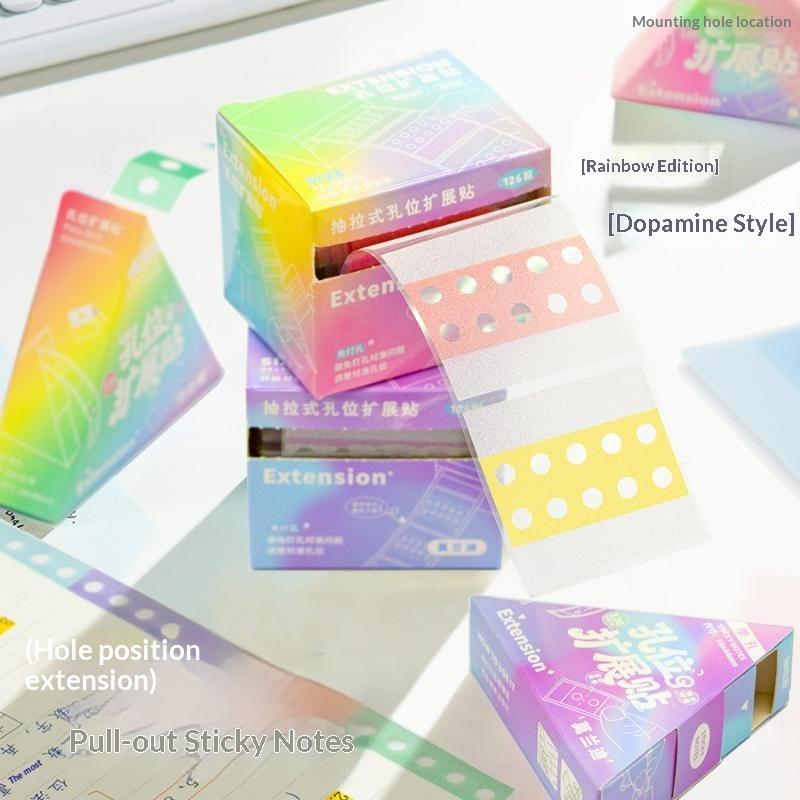 Pearl Loose Leaf Hole Guard Stickers Self-Adhesive Waterproof Perfect for Planner Scrapbooking Binder Notebook School Office Use