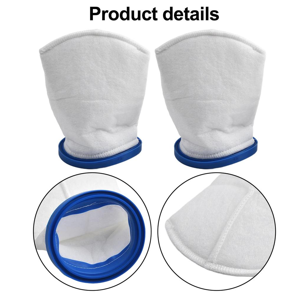 Compatible Pool Filters Multi-Layer Filter Bags Leak-Resistant Design Effective Filtration Effective Pool Vacuum Bags