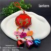Chinese Style Snake Year Embroidered Scented Wind Chime Pendant for Home or Car