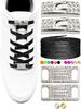 Elastic No Tie Shoe Laces Bling Diamond Cross Locks Shoelace Charms for Women Sneakers Luxury Smart Buckle AF1 Metal Shoelaces