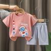 Ubrania dla dzieci Zestawy dla dzieci Chłopcy Dziewczęta T-shirty Szorty 2 sztuki Lato Bawełna Krótki Rękaw Ubrania dla dzieci Maluch Garnitur
