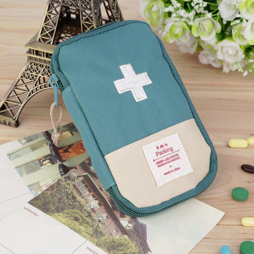 Mezon First Aid Kit Large Medicine Pouch Medicine Storage Bag - Multi Color