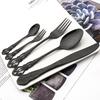 20Pcs Gold Dinnerware Set Food Grade Stainless Steel Cutlery Set Dinner Knife Fork Spoon Royal Silverware Mirror Flatware Set