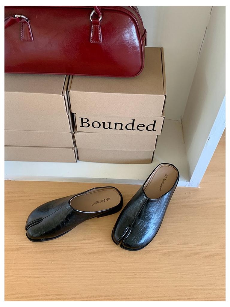 Novelty Split Toe Shoes Women Ninja Tabi Slippers Casual Slides Comfy Mules Female Clog Sandals Pettitoes Flip Flops Brand Mujer