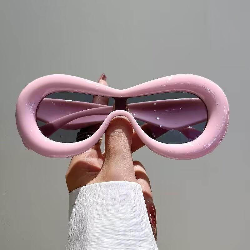 New Oval Shaped Sunglasses, Fashionable Retro Sunglasses, Glasses, UV Resistant Personalized Sunshades
