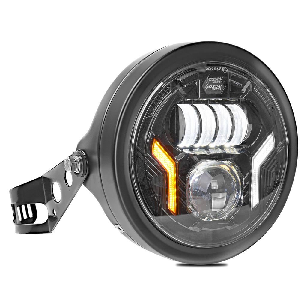 VANCROSER 7" LED Headlight with Steering Lamp Function