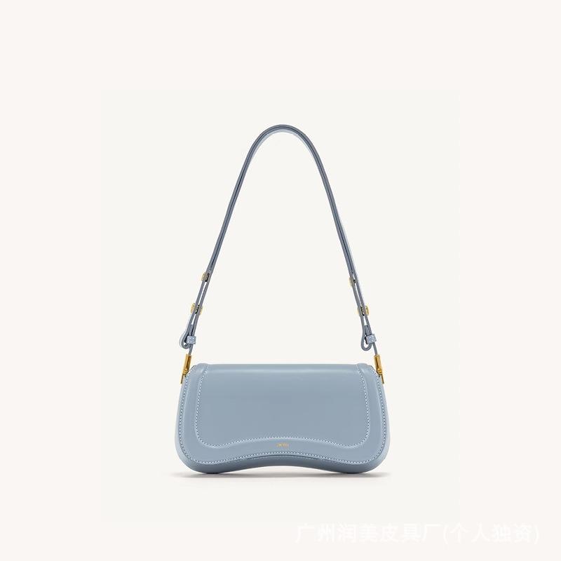 

J pudding bag niche shoulder bag underarm baguette adjustment single shoulder oblique span fashionable retro spring new models 26.5*14.5*6