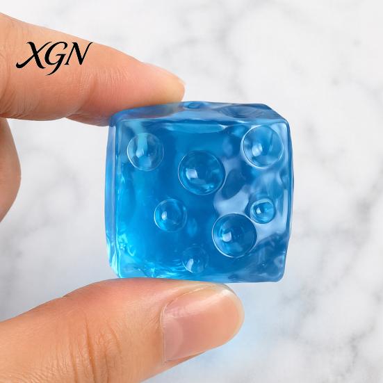 Entspannendes Schreibtischspielzeug Formbarer Käsewürfel Quetschspielzeug, Angstlindernder Block Sensorisches Fidget-Werkzeug Fake-Kneifen Home Office Entspannung Taktil