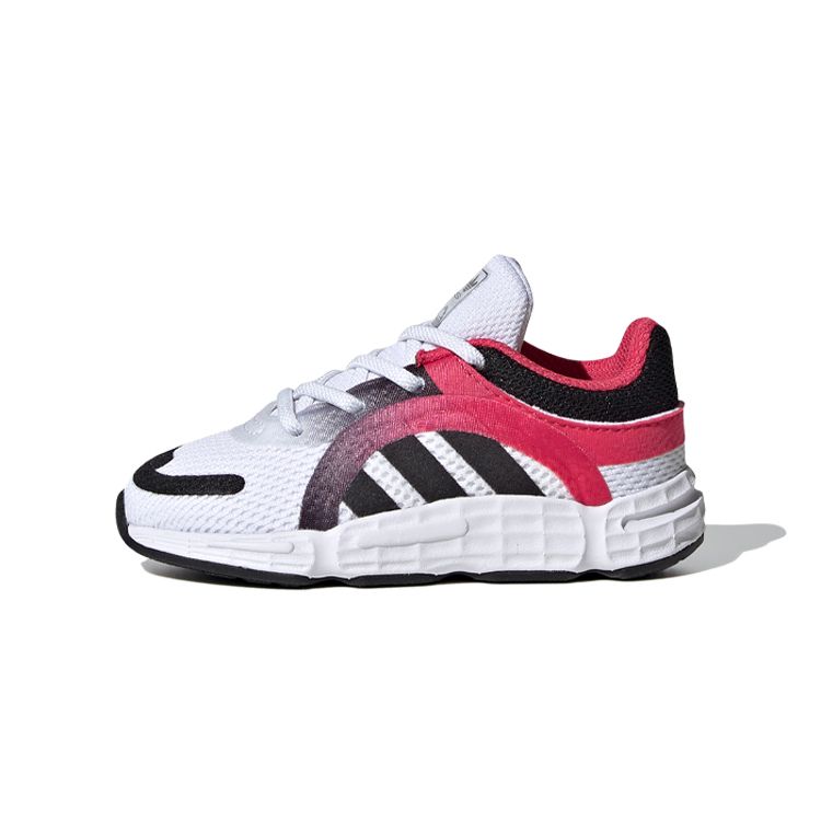 Adidas Originals Sonkei El I Durable Low-Top Walking Shoes Baby Shoes Pink White Black FW8047