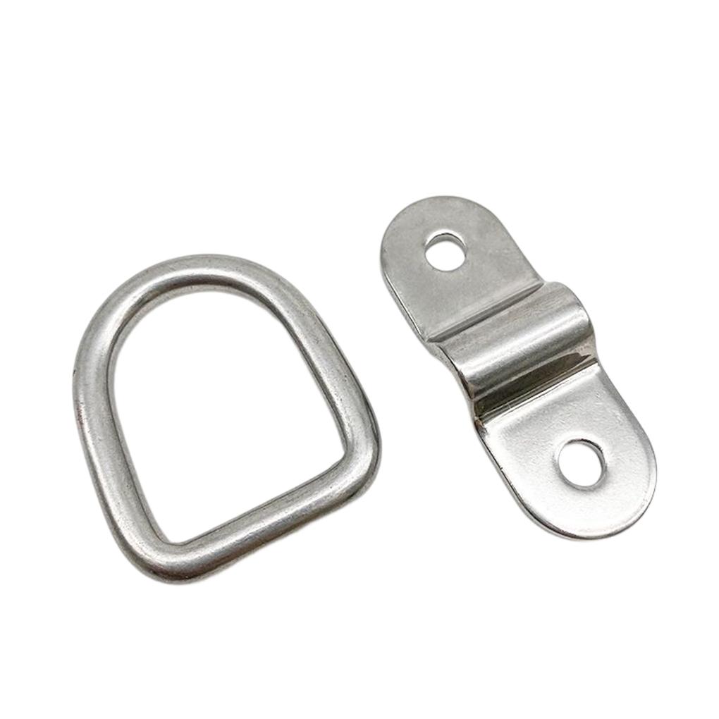 D Ring Tie Downs Corrosion Resistance Lashing Rings Easy Installation Cargo Hook Trailers Boats Motorcycles Vehicles Warehouses