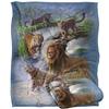 JQ Licensing Jlo Silky Cats Supersoft Blanket
