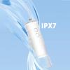 Munddusche Tragbar Zahnwasserstrahler USB Wiederaufladbar Wasserstrahl-Zahnreiniger mit 3 Düsen 200ml IPX7 1800 U/min