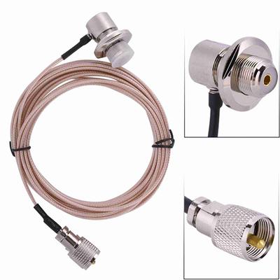 5m RG-316 PL-259 Stecker auf Buchse Koaxial-Verlängerungskabel Kabelanschluss Antenne für WalkieTalkie