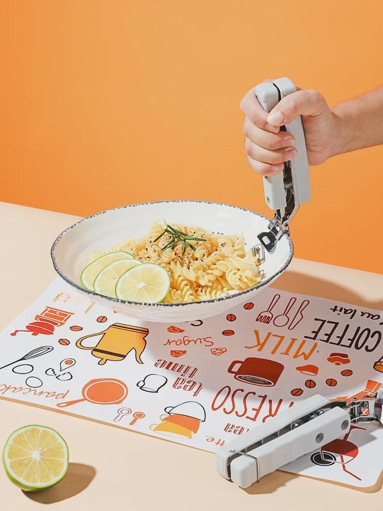 Anti-Scald Kitchen Bowl & Plate Non-Slip Clip