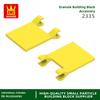 204Pcs/lot 2335 Flag Fork Construction Block Moc Parts Accessories Works With featuring Brick Kids Playthings Gift Idea Box