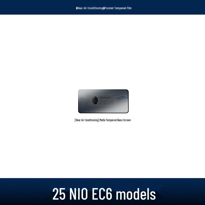 Compatible with 25 NIO EC6 models: Includes console and tempered glass screen protectors.