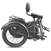 FAFREES F20 Mate L2E-P certified,20x3.0" folding electric cargo tricycle,48V 23.45ah,500W,3 riding modes,maximum assisted range of up to 125km.