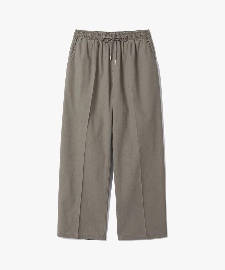 SUARE Linen-Like Fatigue Elastic Waist Pants (Type B)