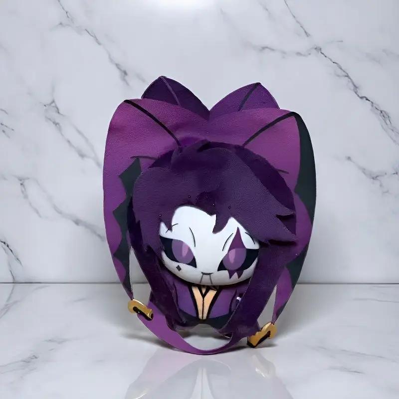 Der Erstaunliche Digitale Zirkus Plüsch Schlüsselanhänger Pierrot Puppe Niedlicher Taschenanhänger Anhänger Weiches Kuscheltier Geschenk für Fans Kinder Zubehör