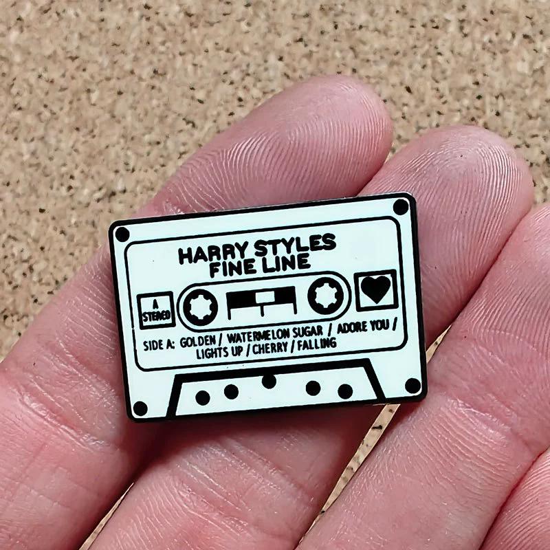 Popular Music Art Enamel Pins Rock Band Cartoon Brooches Backpack Decoration Lapel Badge Gifts For Good Friends