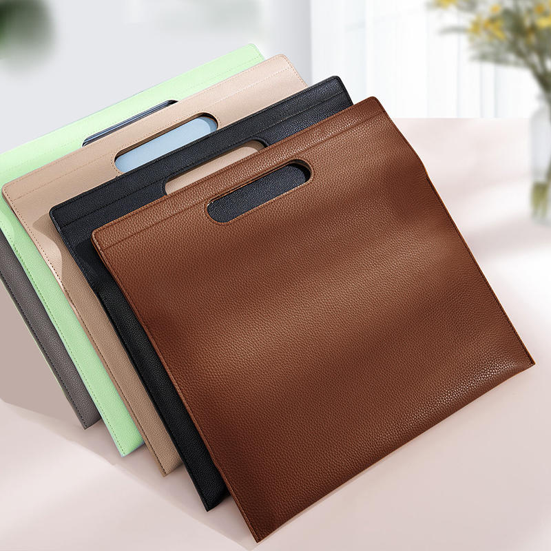 A4 Heavy PU Leather Document Bag, Office Organizer, Tablet Bag, Office Organizer, Folder Organizer With Magnetic Buckle