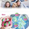 8Pcs Pet Hair Remover Balls Nylon Round Efficient Laundry Lint Remover Balls for Household Laundry