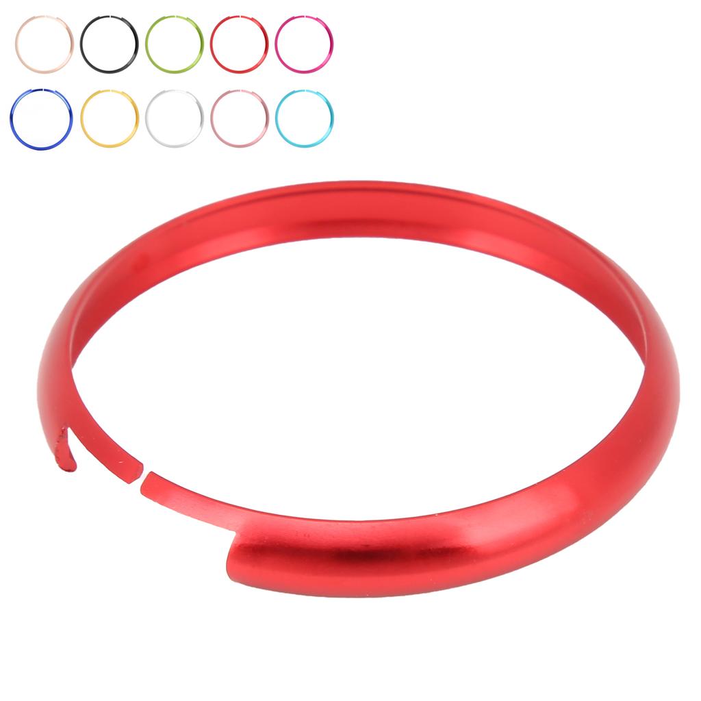 Key Fob Trim Remote Key Fob Ring Trim Aluminum Alloy Replacement for MINI R55 R56 R57 R58 R59 R60 Smart Key Trim Remote Key Trim