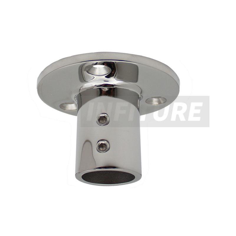 22mm/25mm/30mm/32mm 90 Degree Boat Handrail Fitting 316 Stainless Steel Marine Hardware Boat Hand Railing Round Base Tube Pipe