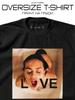 Oversized T-Shirt with Rachael Lange Print