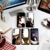 Leon and Mathilda Phone Case For Samsung S25,S24,S21,S22,S23,S30,Ultra,S20,Plus,Fe,Lite,Note,10,Black Cover