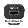 137Car Tissue Box Checkered Napkin Paper Storage Bag Organizer For Volkswagen VW Golf Jetta Passat mk4 mk5 mk6 CC B5 B6 B7 Golf