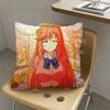 1pc Nazuna Asahina Classroom Of The Elite Pillow Case Fashion Square Pillowcase Bedroom Sofa Room Ins Decoration Leisure