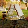 Foldable Stainless Steel 4-Slice Toaster Rack for Outdoor Camping and Picnic Barbecues