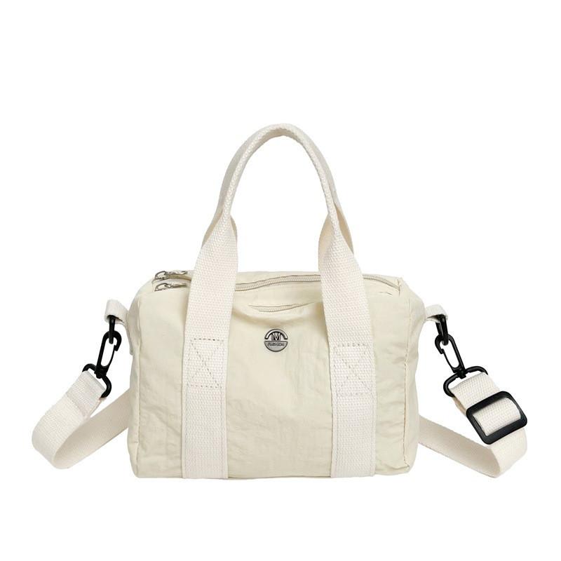 Nylon Casual Shoulder Bag For Women With Zipper Closure And Card Pocket