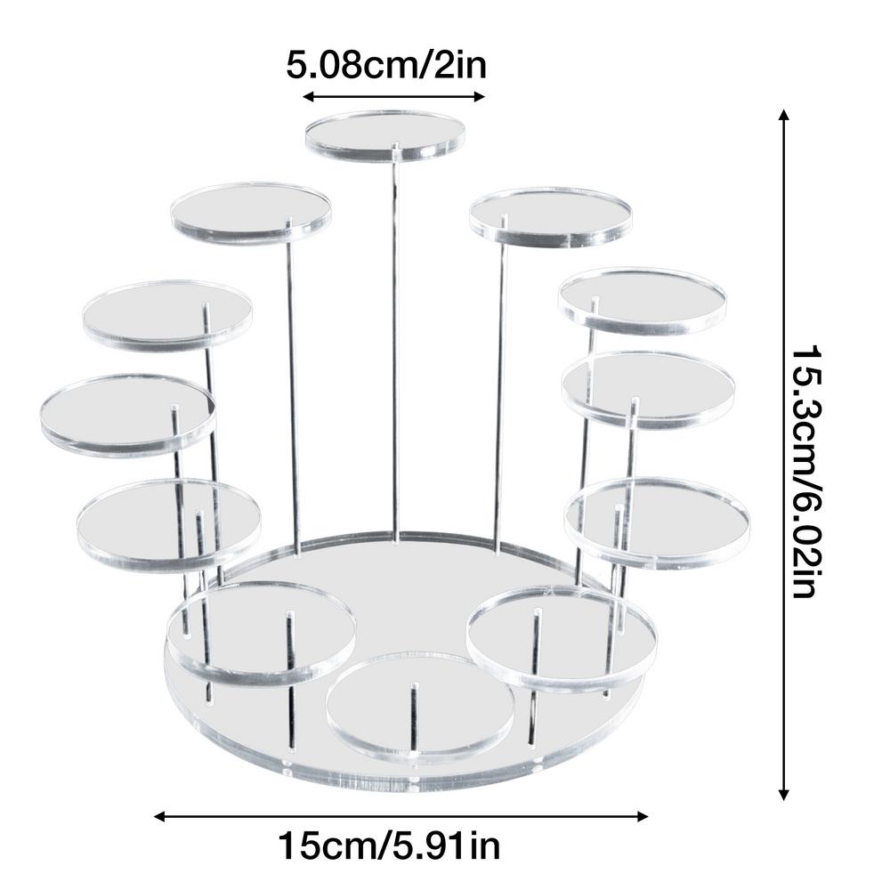 Jewelry Display Stand Earrings Necklace Ring Jewelry Display Tray Multi-Layer Storage Racks Organizer Holder Make Up Decorations